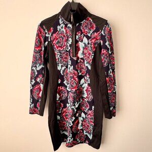 Marc Cain Sports Long Sleeve Floral Dress Tennis/Golf/Pickleball